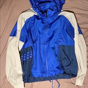 Adidas Blue Windbreaker Jacket